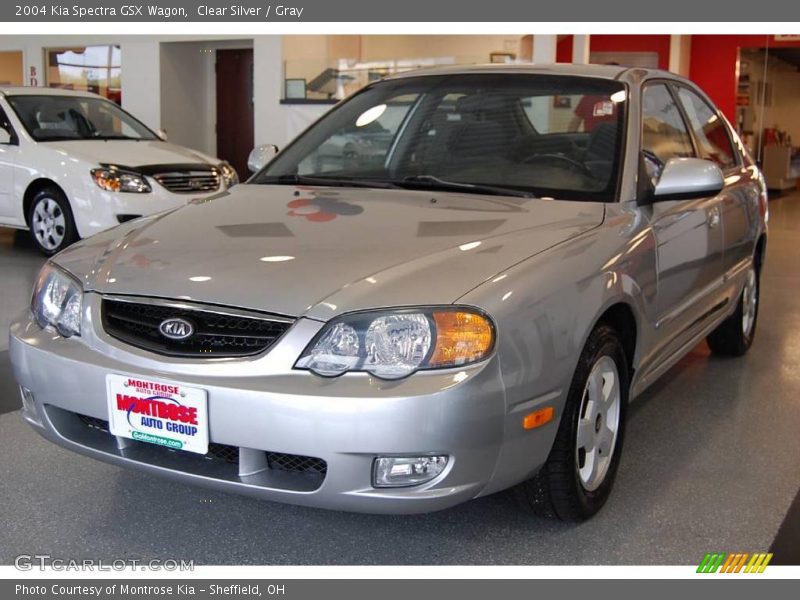 Clear Silver / Gray 2004 Kia Spectra GSX Wagon