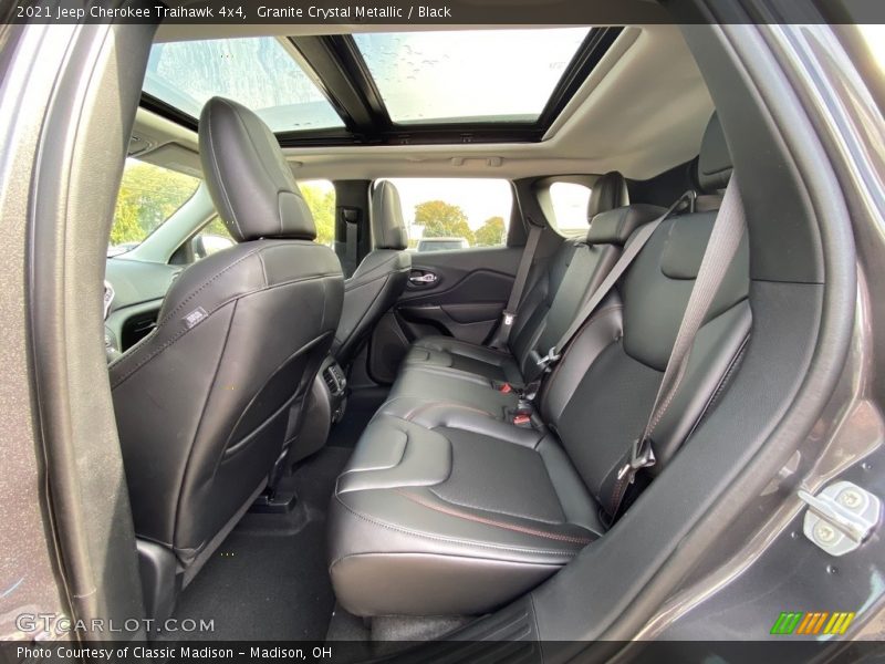 Rear Seat of 2021 Cherokee Traihawk 4x4