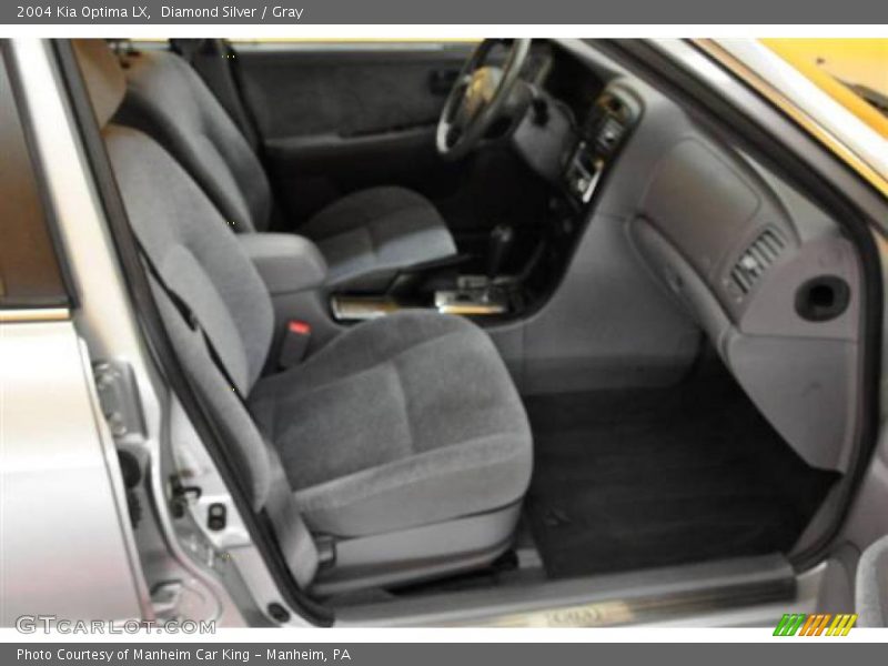 Diamond Silver / Gray 2004 Kia Optima LX