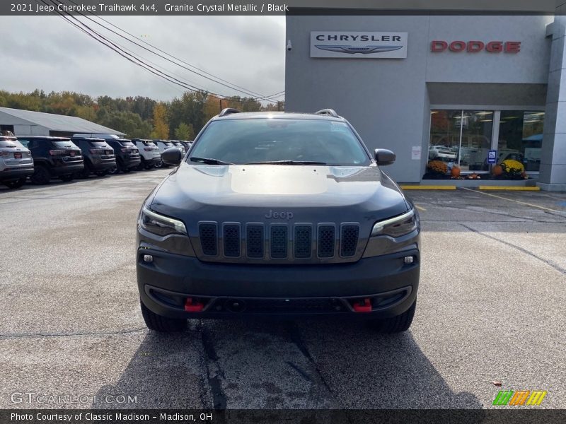 Granite Crystal Metallic / Black 2021 Jeep Cherokee Traihawk 4x4
