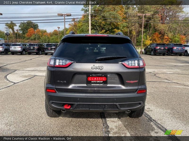 Granite Crystal Metallic / Black 2021 Jeep Cherokee Traihawk 4x4