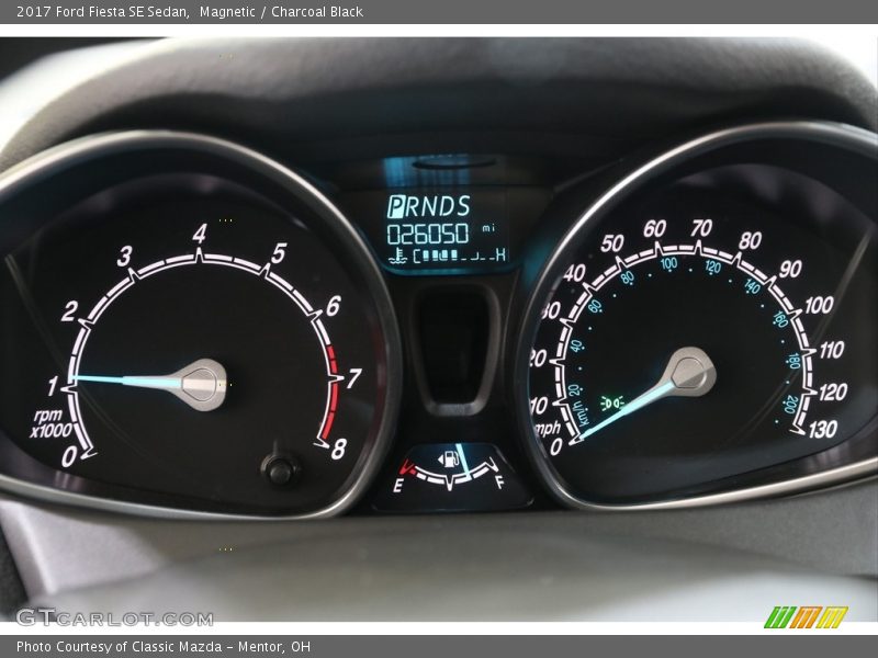 Magnetic / Charcoal Black 2017 Ford Fiesta SE Sedan