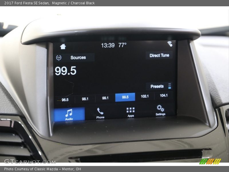 Magnetic / Charcoal Black 2017 Ford Fiesta SE Sedan