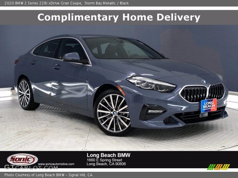 Storm Bay Metallic / Black 2020 BMW 2 Series 228i xDrive Gran Coupe