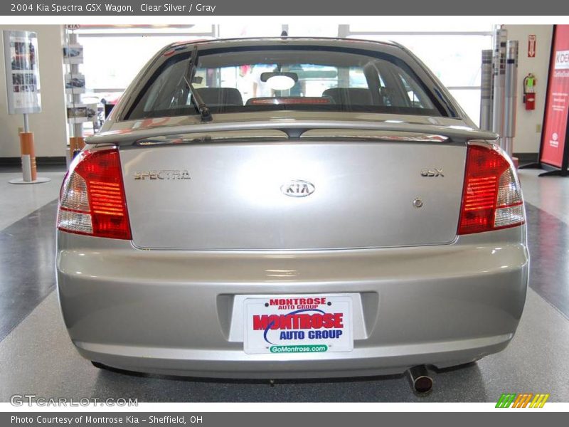Clear Silver / Gray 2004 Kia Spectra GSX Wagon