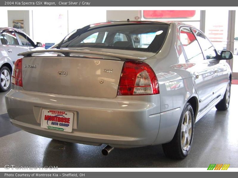 Clear Silver / Gray 2004 Kia Spectra GSX Wagon