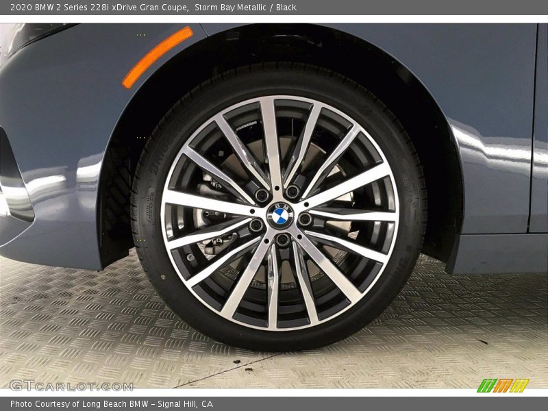 Storm Bay Metallic / Black 2020 BMW 2 Series 228i xDrive Gran Coupe