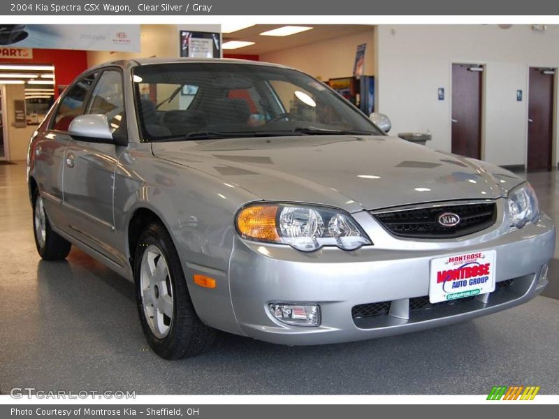 Clear Silver / Gray 2004 Kia Spectra GSX Wagon