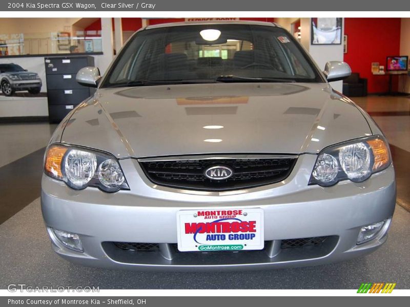 Clear Silver / Gray 2004 Kia Spectra GSX Wagon