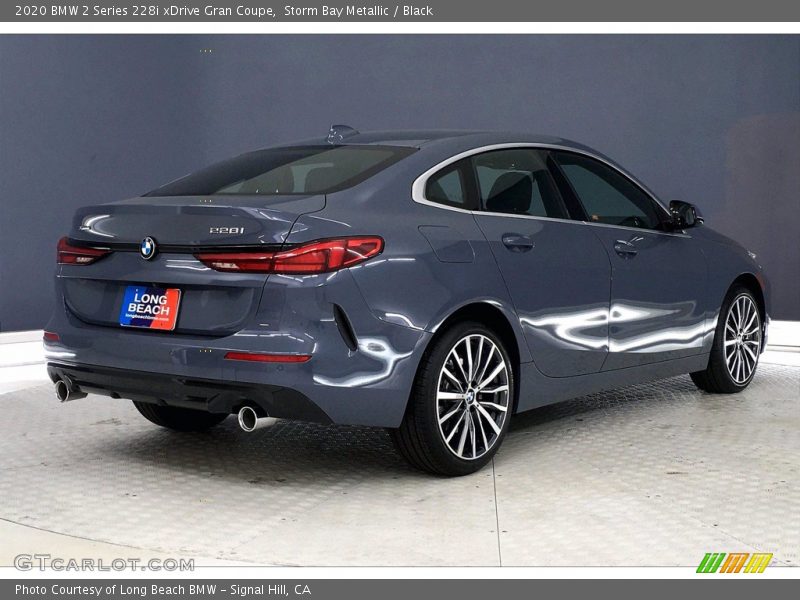 Storm Bay Metallic / Black 2020 BMW 2 Series 228i xDrive Gran Coupe