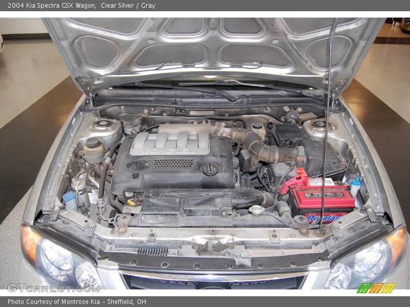 Clear Silver / Gray 2004 Kia Spectra GSX Wagon