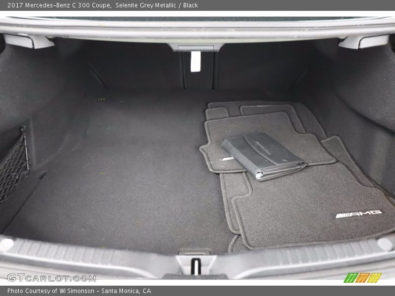 Selenite Grey Metallic / Black 2017 Mercedes-Benz C 300 Coupe