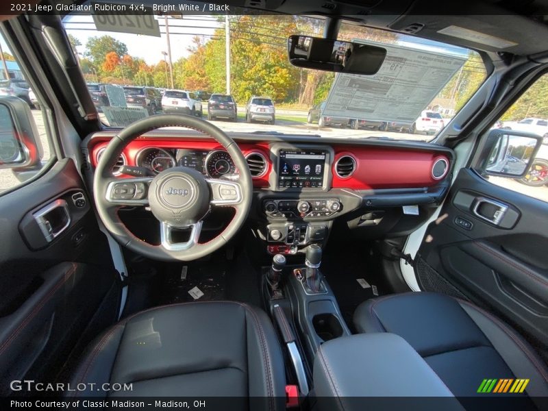Bright White / Black 2021 Jeep Gladiator Rubicon 4x4