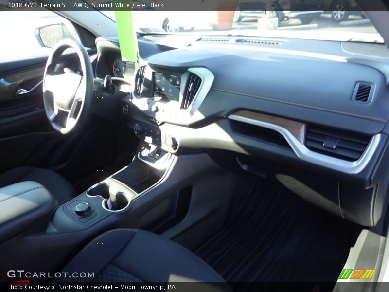 Summit White / ­Jet Black 2018 GMC Terrain SLE AWD