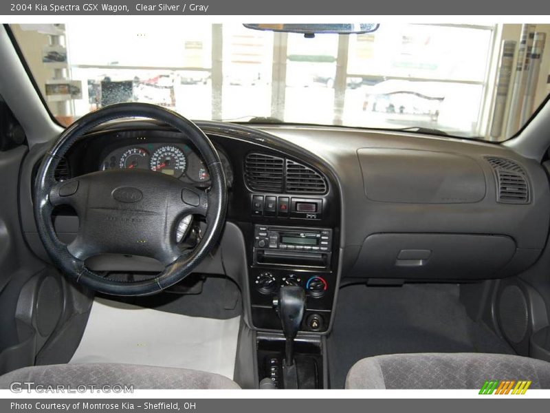 Clear Silver / Gray 2004 Kia Spectra GSX Wagon
