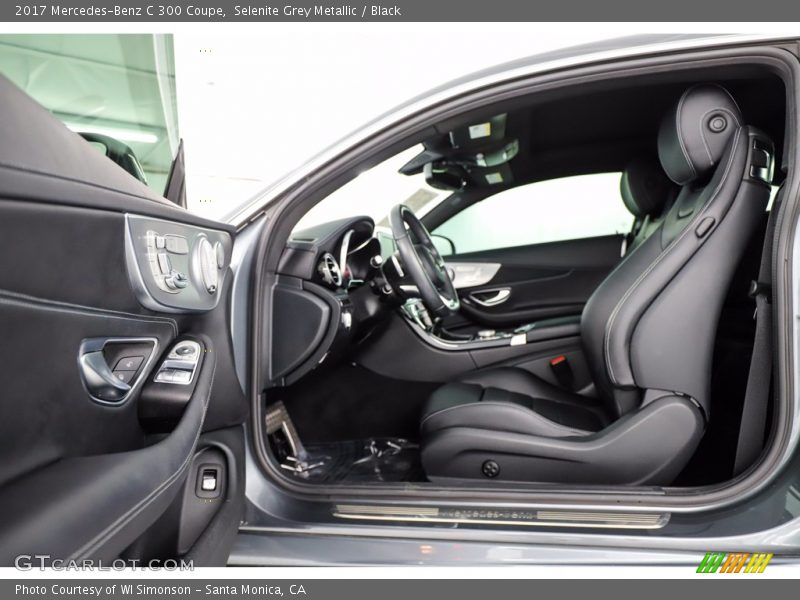 Selenite Grey Metallic / Black 2017 Mercedes-Benz C 300 Coupe