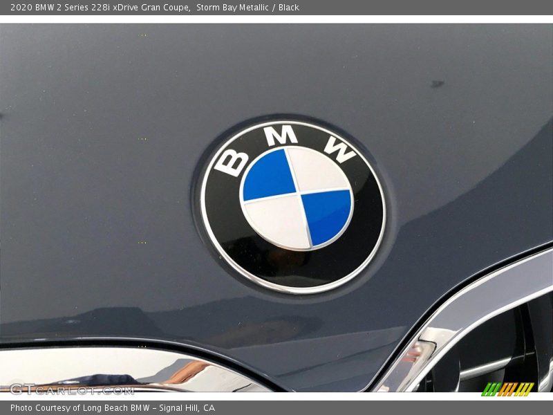 Storm Bay Metallic / Black 2020 BMW 2 Series 228i xDrive Gran Coupe