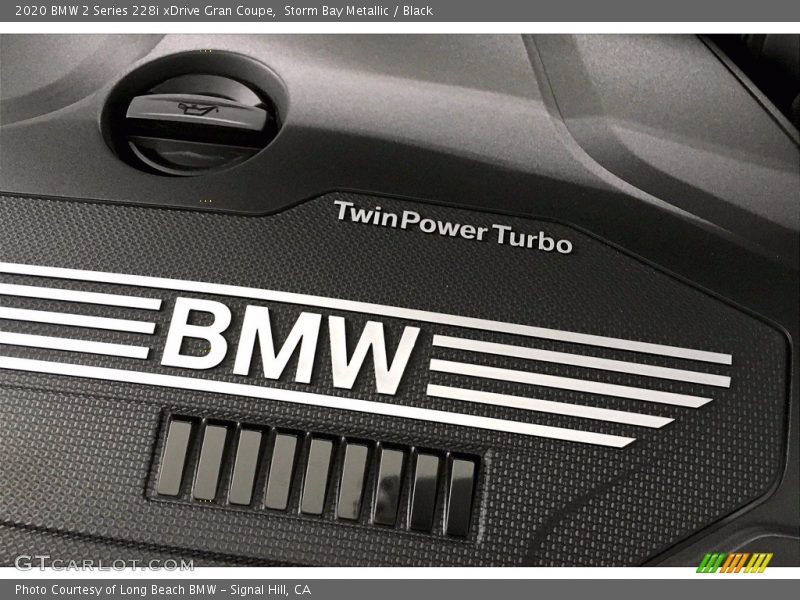 Storm Bay Metallic / Black 2020 BMW 2 Series 228i xDrive Gran Coupe