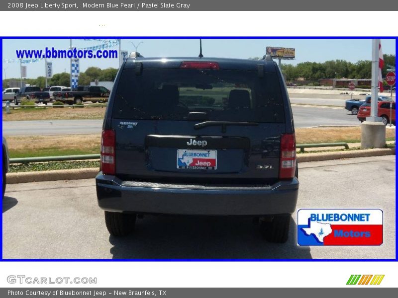Modern Blue Pearl / Pastel Slate Gray 2008 Jeep Liberty Sport