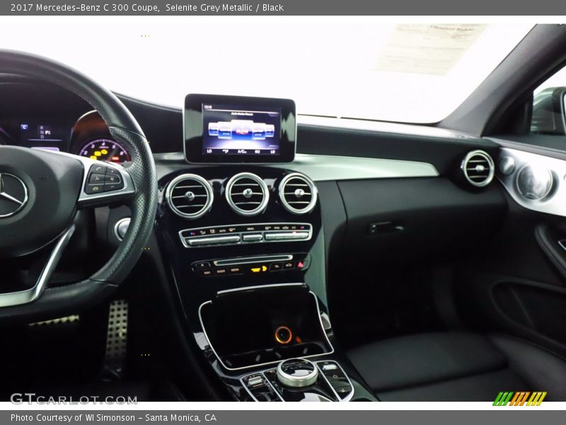 Selenite Grey Metallic / Black 2017 Mercedes-Benz C 300 Coupe