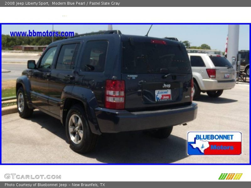 Modern Blue Pearl / Pastel Slate Gray 2008 Jeep Liberty Sport