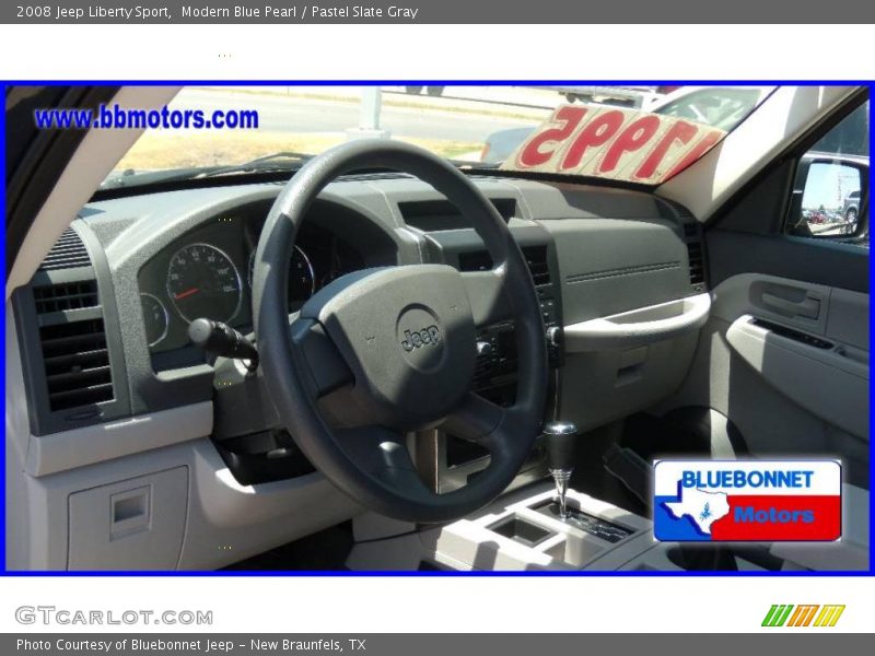 Modern Blue Pearl / Pastel Slate Gray 2008 Jeep Liberty Sport