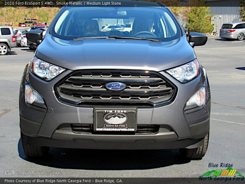 Smoke Metallic / Medium Light Stone 2020 Ford EcoSport S 4WD