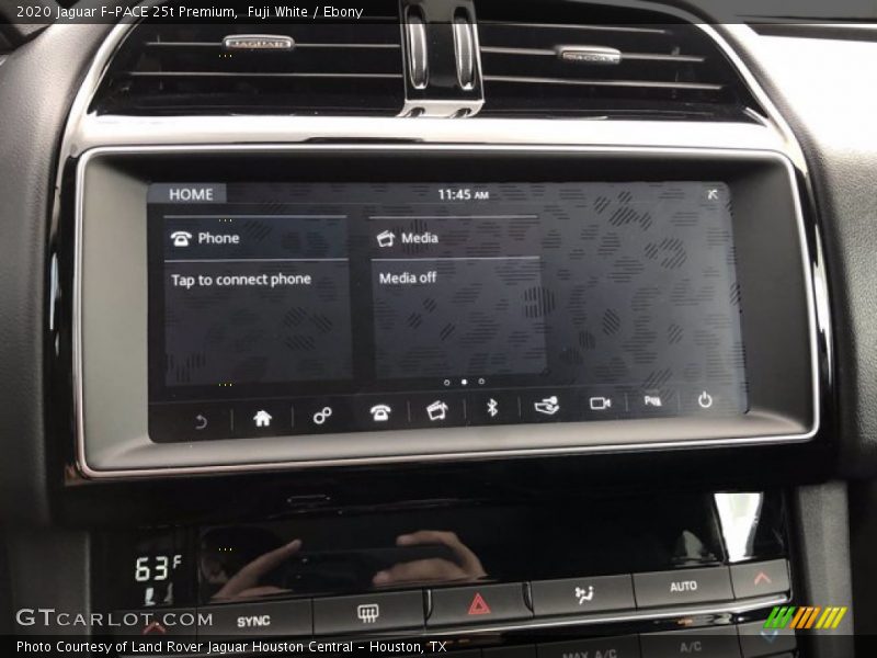 Fuji White / Ebony 2020 Jaguar F-PACE 25t Premium