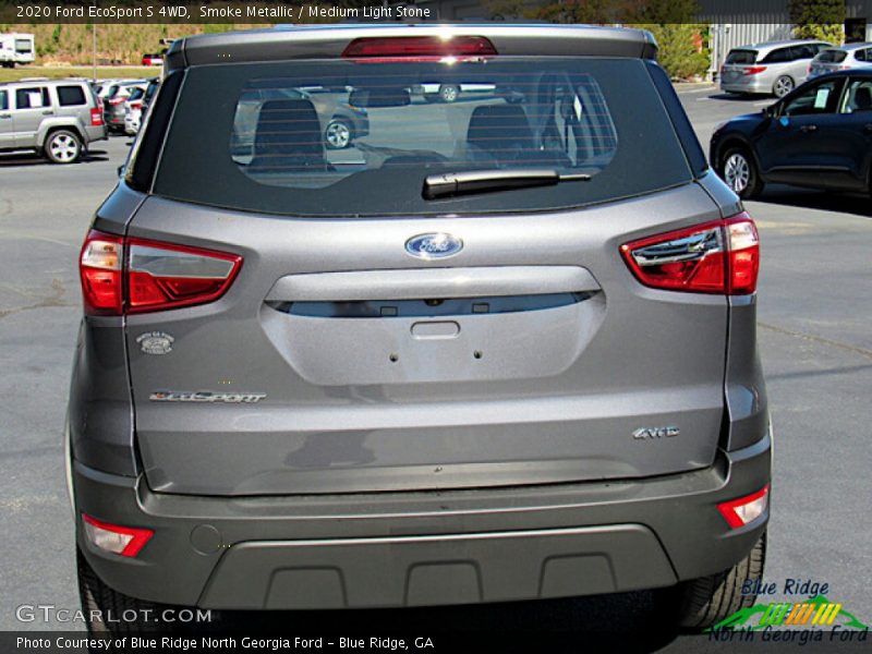Smoke Metallic / Medium Light Stone 2020 Ford EcoSport S 4WD