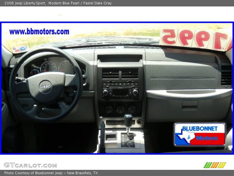 Modern Blue Pearl / Pastel Slate Gray 2008 Jeep Liberty Sport
