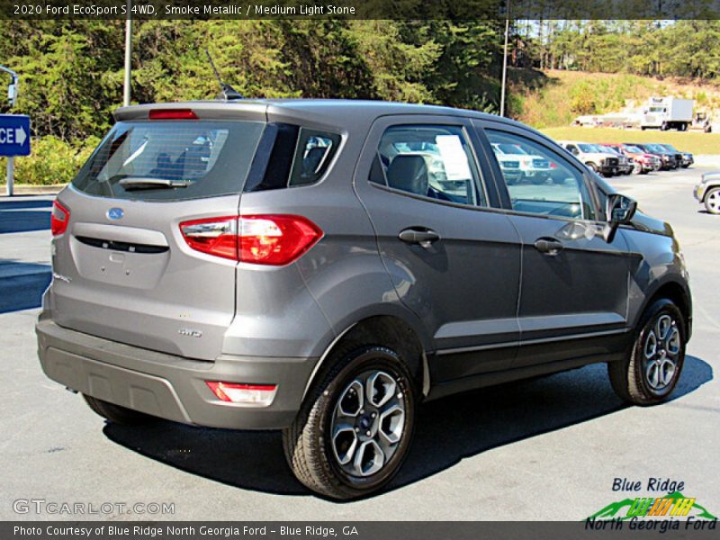 Smoke Metallic / Medium Light Stone 2020 Ford EcoSport S 4WD