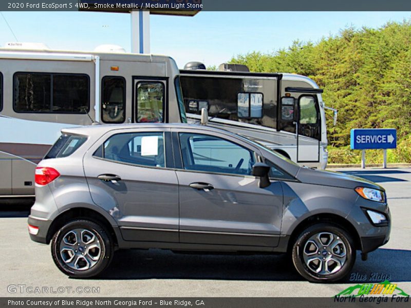Smoke Metallic / Medium Light Stone 2020 Ford EcoSport S 4WD