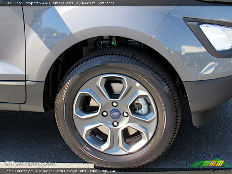 Smoke Metallic / Medium Light Stone 2020 Ford EcoSport S 4WD