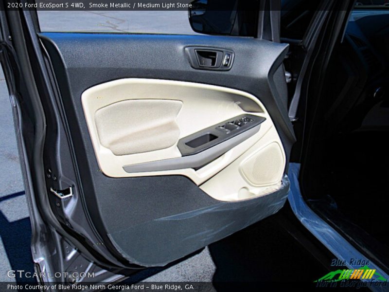 Smoke Metallic / Medium Light Stone 2020 Ford EcoSport S 4WD