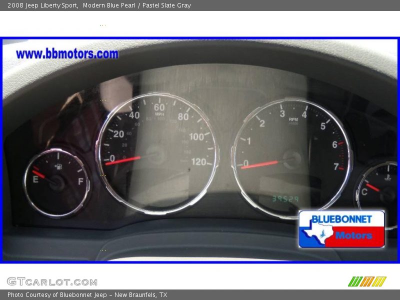 Modern Blue Pearl / Pastel Slate Gray 2008 Jeep Liberty Sport