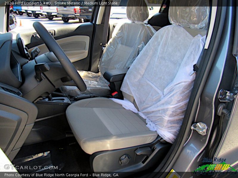 Smoke Metallic / Medium Light Stone 2020 Ford EcoSport S 4WD