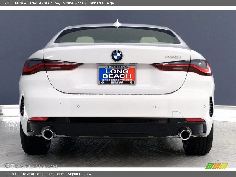 Alpine White / Canberra Beige 2021 BMW 4 Series 430i Coupe