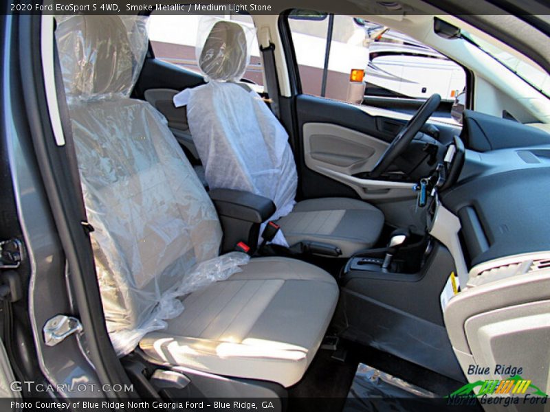 Smoke Metallic / Medium Light Stone 2020 Ford EcoSport S 4WD