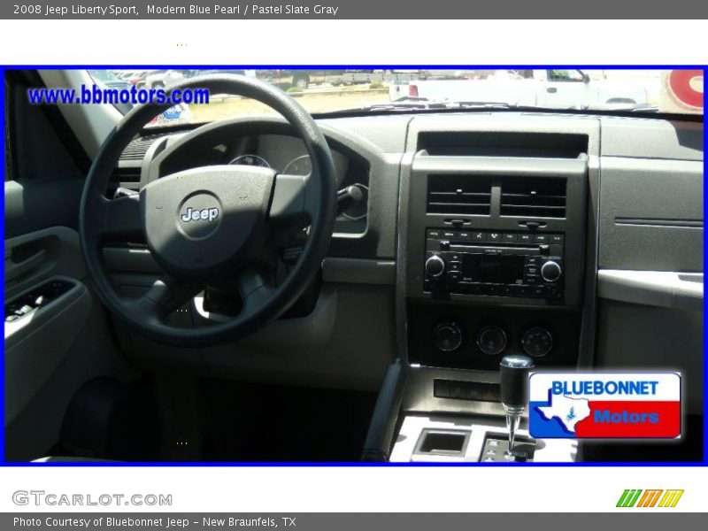 Modern Blue Pearl / Pastel Slate Gray 2008 Jeep Liberty Sport