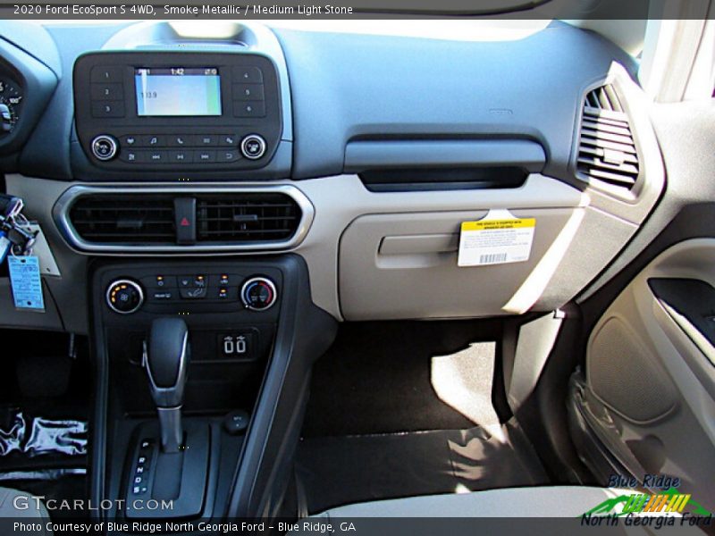 Smoke Metallic / Medium Light Stone 2020 Ford EcoSport S 4WD