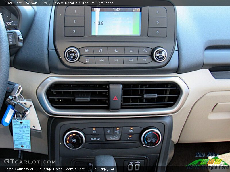 Smoke Metallic / Medium Light Stone 2020 Ford EcoSport S 4WD