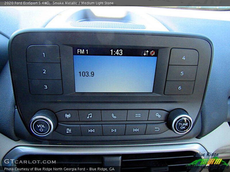 Smoke Metallic / Medium Light Stone 2020 Ford EcoSport S 4WD