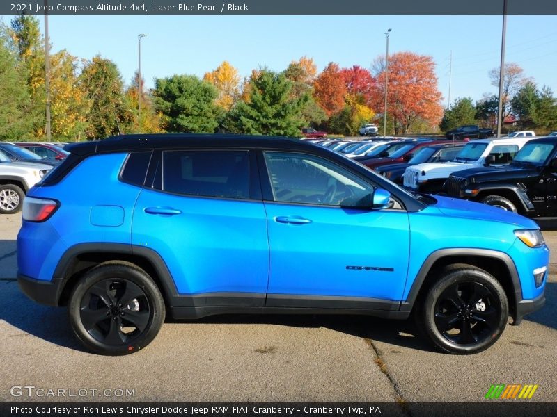 Laser Blue Pearl / Black 2021 Jeep Compass Altitude 4x4
