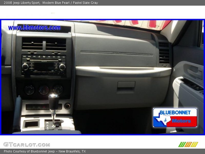 Modern Blue Pearl / Pastel Slate Gray 2008 Jeep Liberty Sport