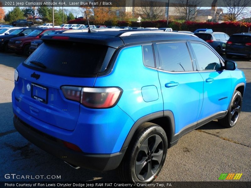 Laser Blue Pearl / Black 2021 Jeep Compass Altitude 4x4