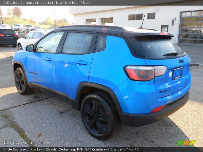 Laser Blue Pearl / Black 2021 Jeep Compass Altitude 4x4