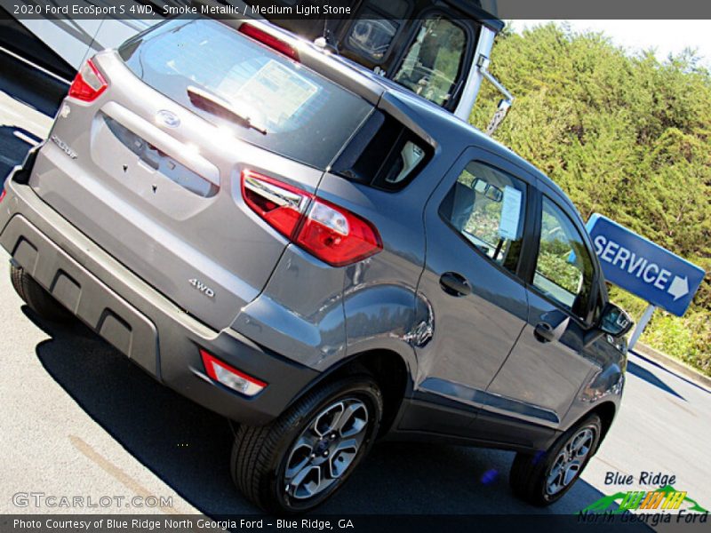 Smoke Metallic / Medium Light Stone 2020 Ford EcoSport S 4WD