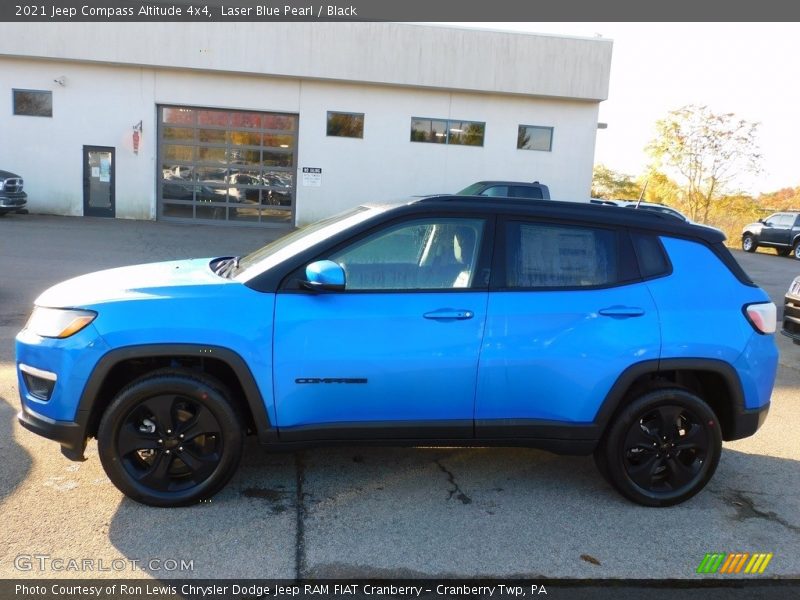 Laser Blue Pearl / Black 2021 Jeep Compass Altitude 4x4