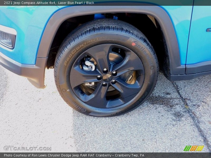 Laser Blue Pearl / Black 2021 Jeep Compass Altitude 4x4