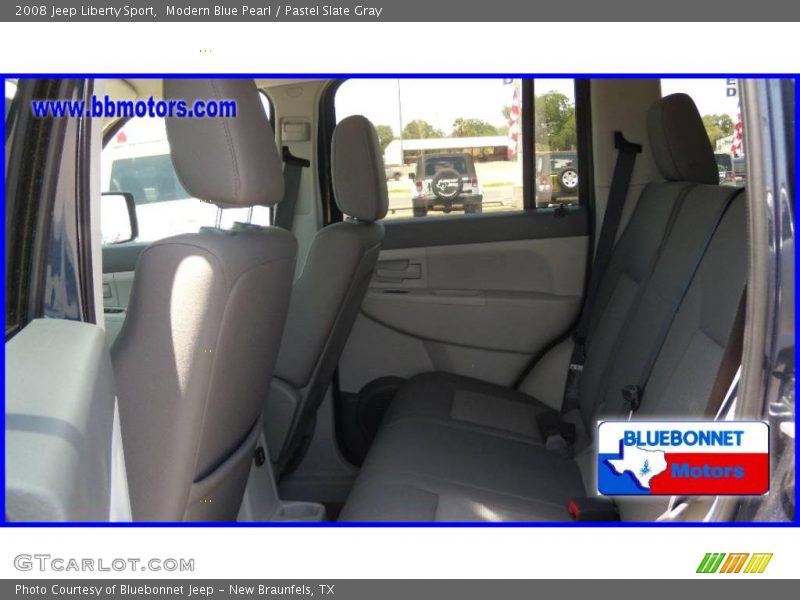 Modern Blue Pearl / Pastel Slate Gray 2008 Jeep Liberty Sport